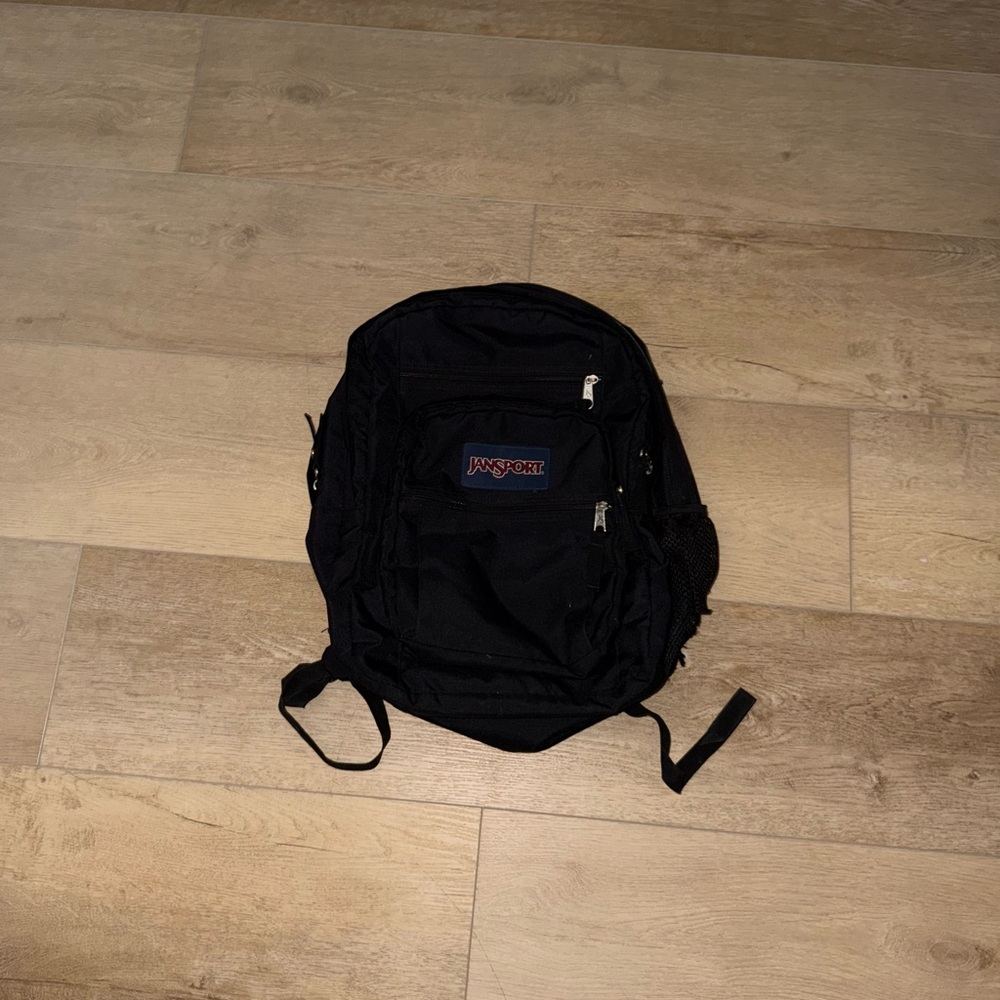 Jansport Big Student Black Backpack